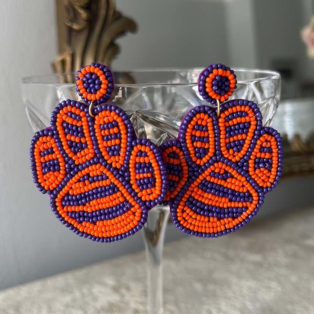 Clemson Tigers earrings 🐯